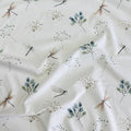 Premium Cotton Fabric - Dragonfly Branches