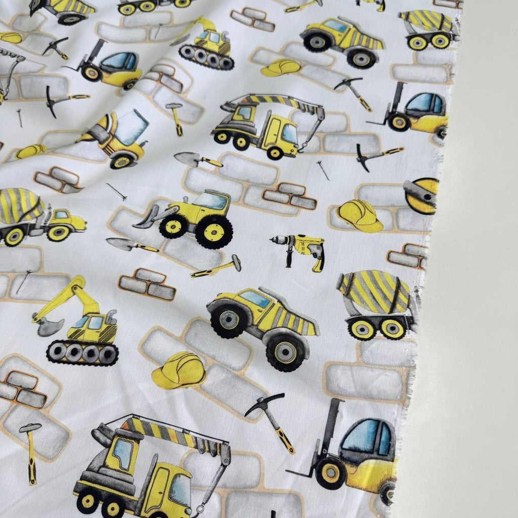 Construction equipment yellow