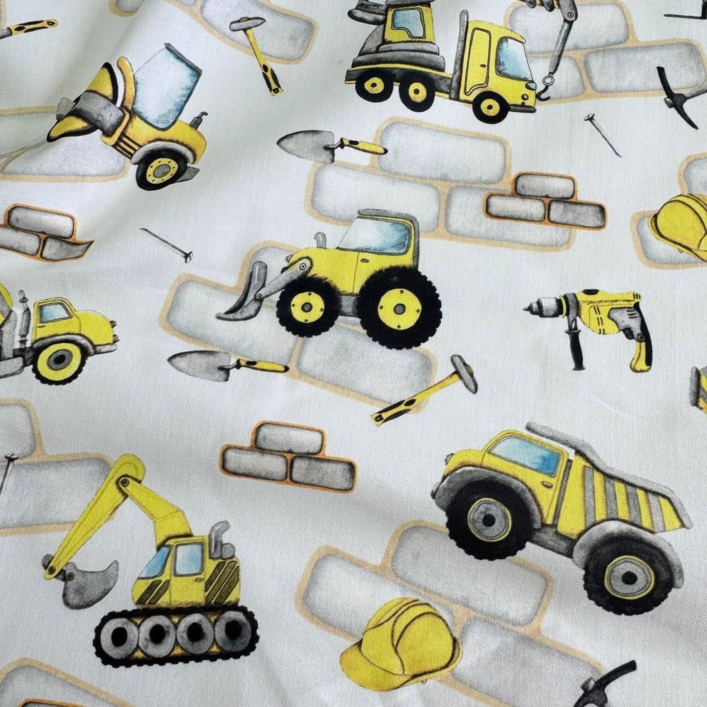 Construction equipment yellow