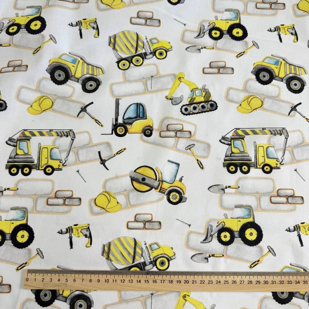 Construction equipment yellow