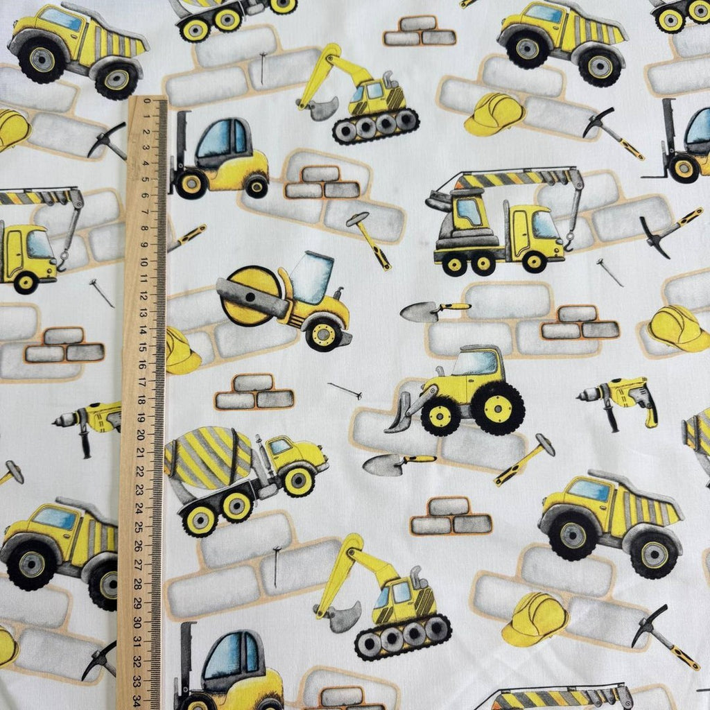 Construction equipment yellow