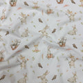 Premium Cotton Fabric - Bunny with Book