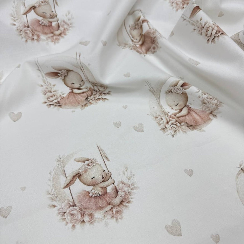 Premium Cotton Fabric - Ballerina Bunny