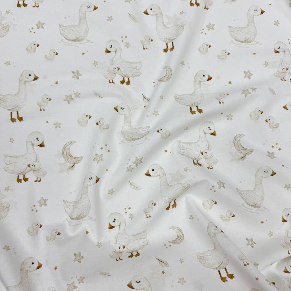 Premium Cotton Fabric - Little Geese