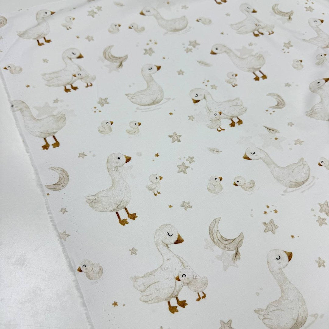 Premium Cotton Fabric - Little Geese