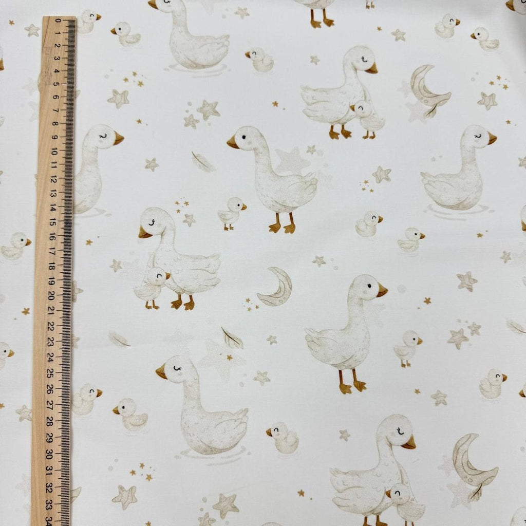 Premium Cotton Fabric - Little Geese