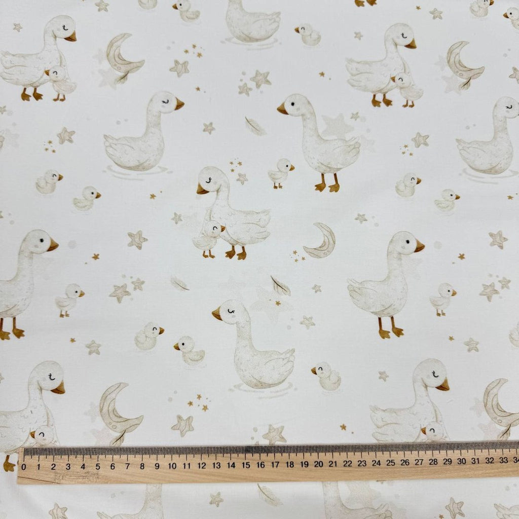 Premium Cotton Fabric - Little Geese