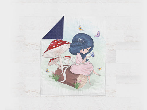 75*100 cm Girl on a stump