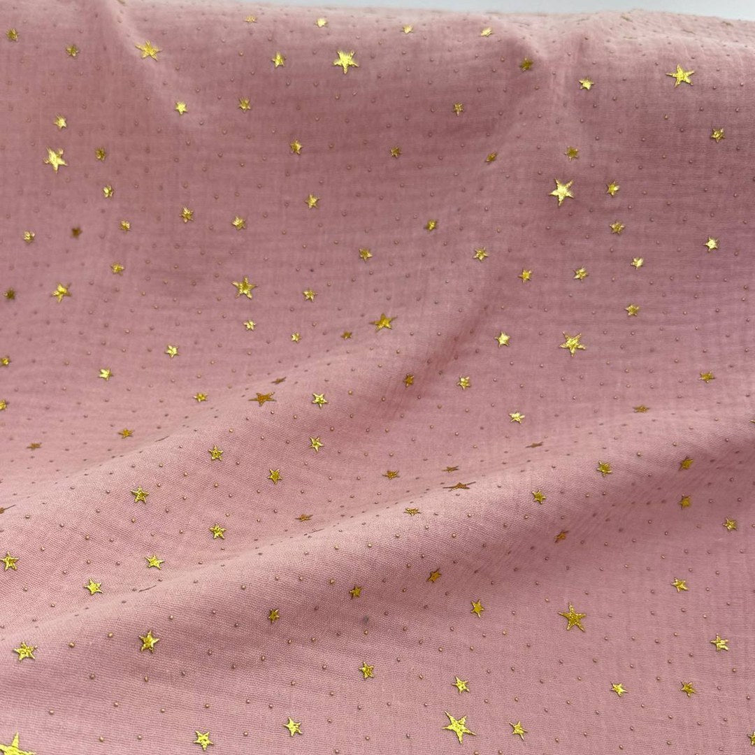 Powder with gold stars (glitter)
