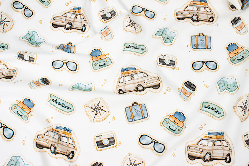 Cars, suitcases, travel