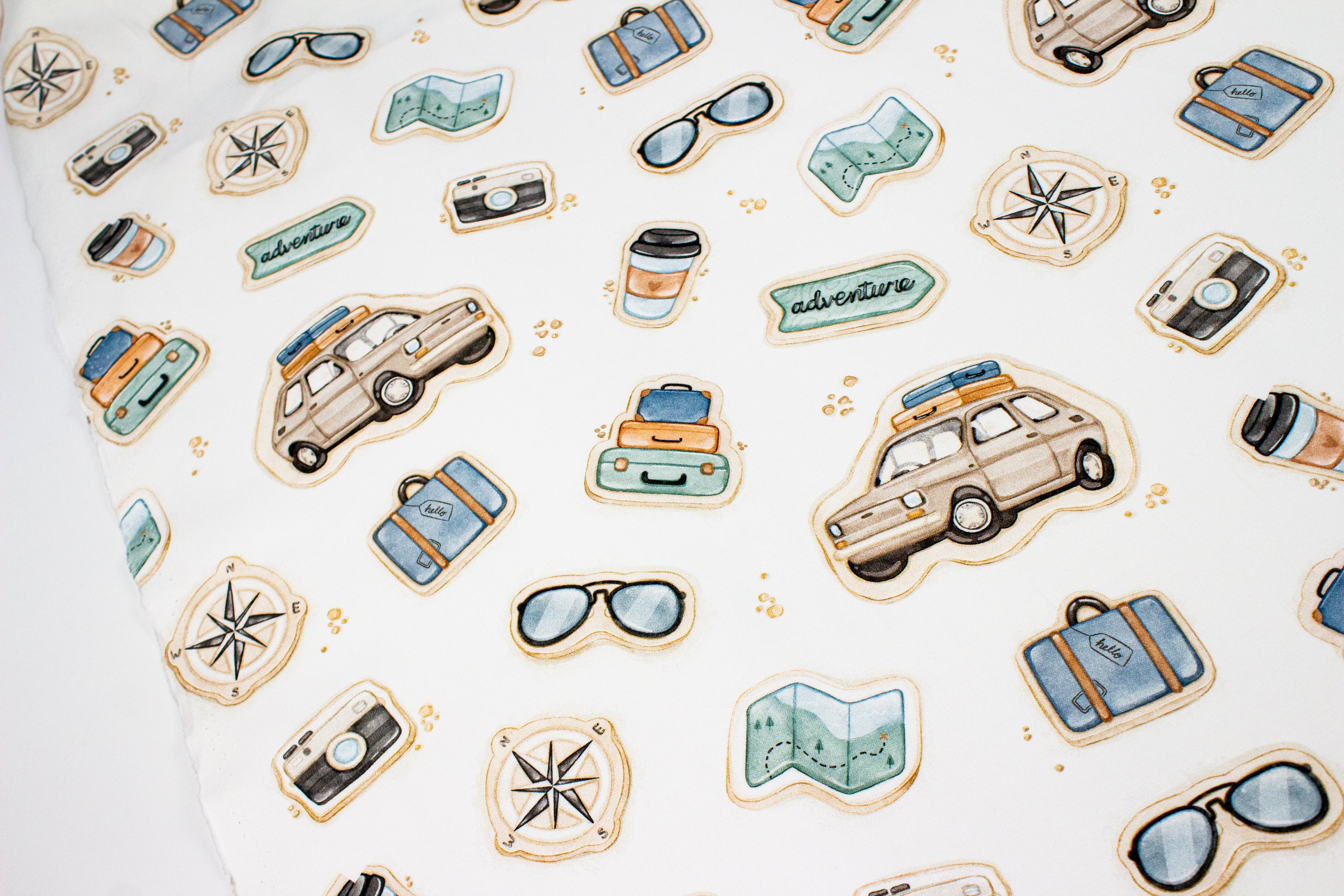 Cars, suitcases, travel