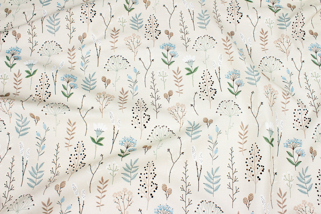Wildflowers on beige
