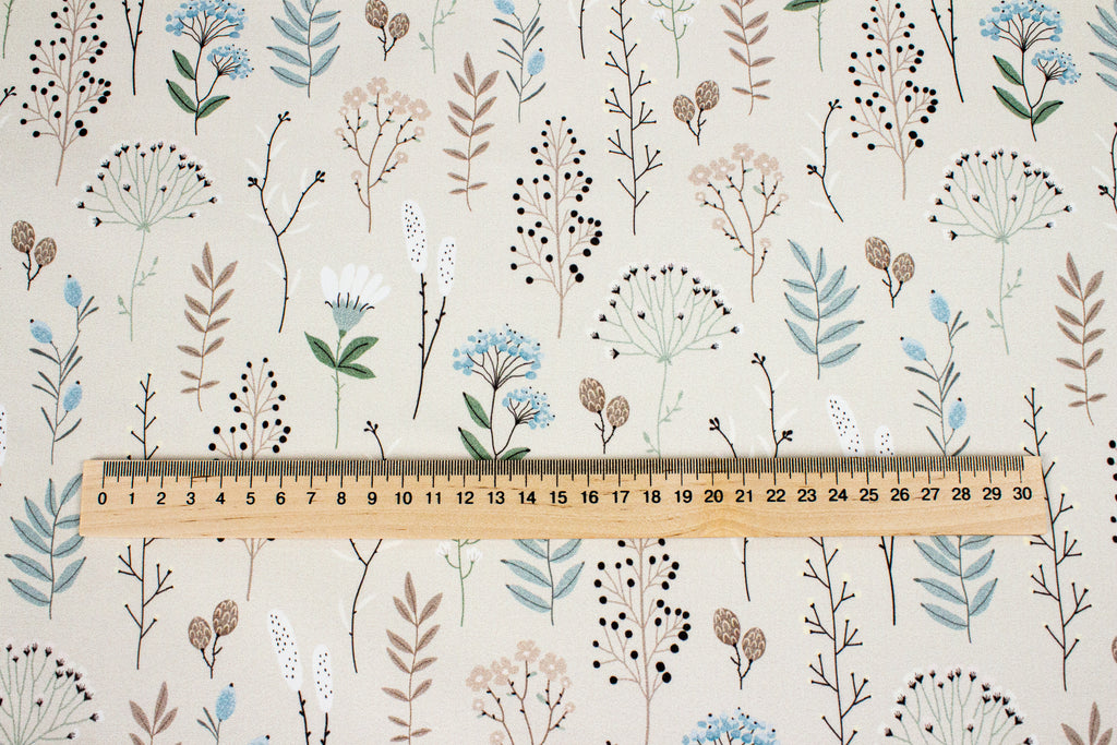 Wildflowers on beige