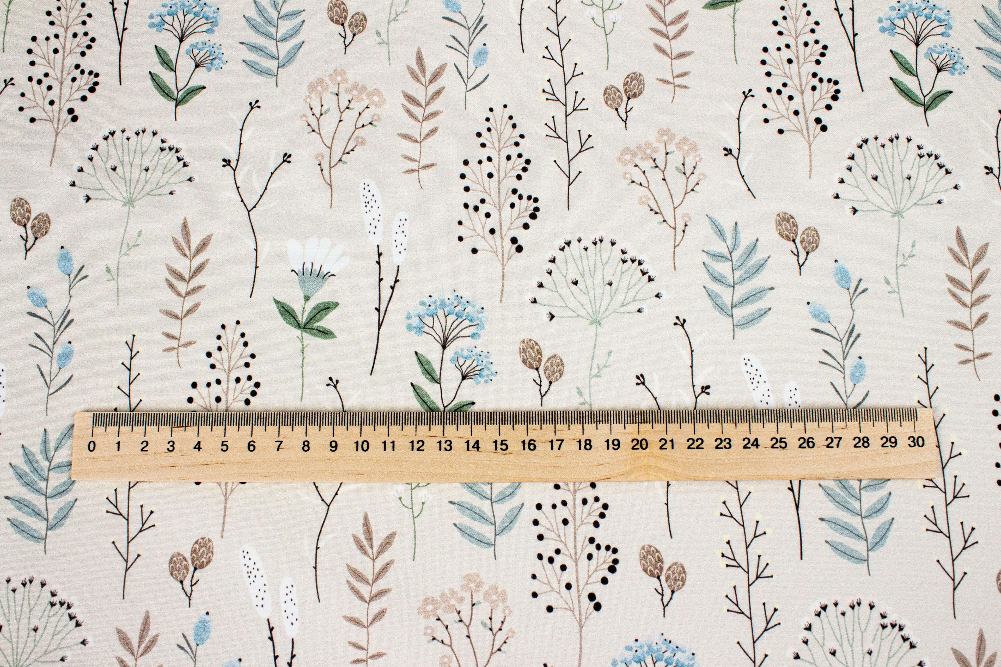 Wildflowers on beige