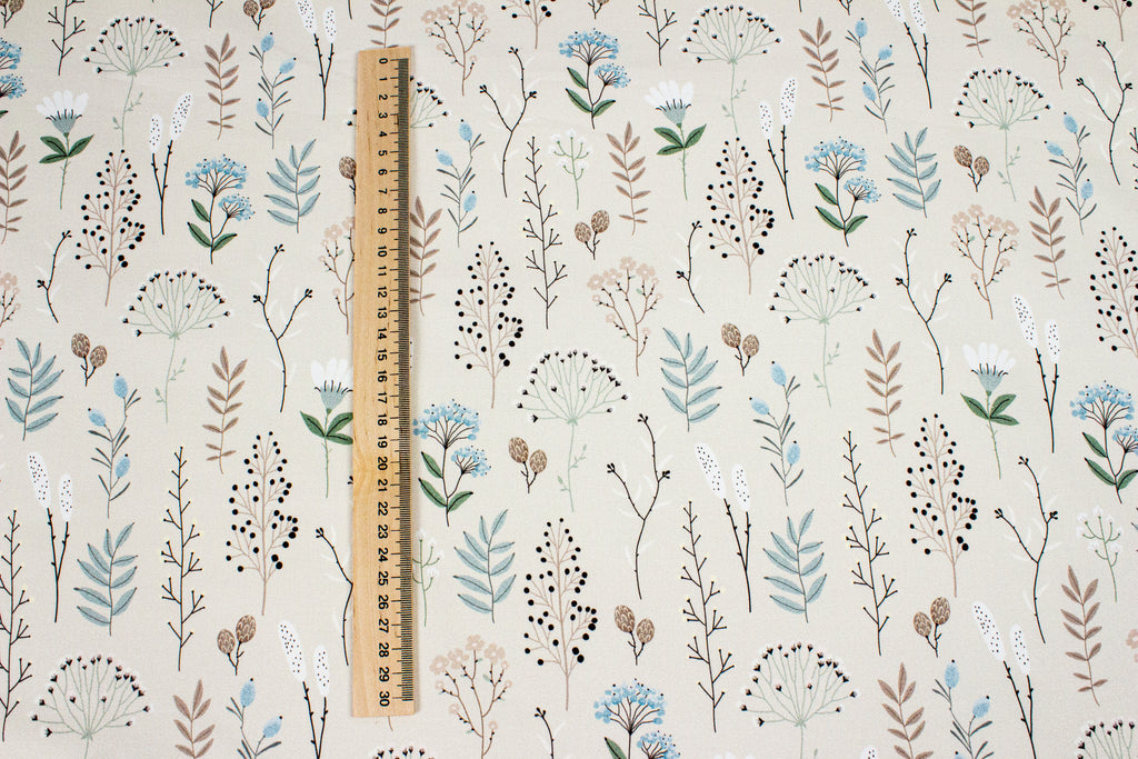 Wildflowers on beige