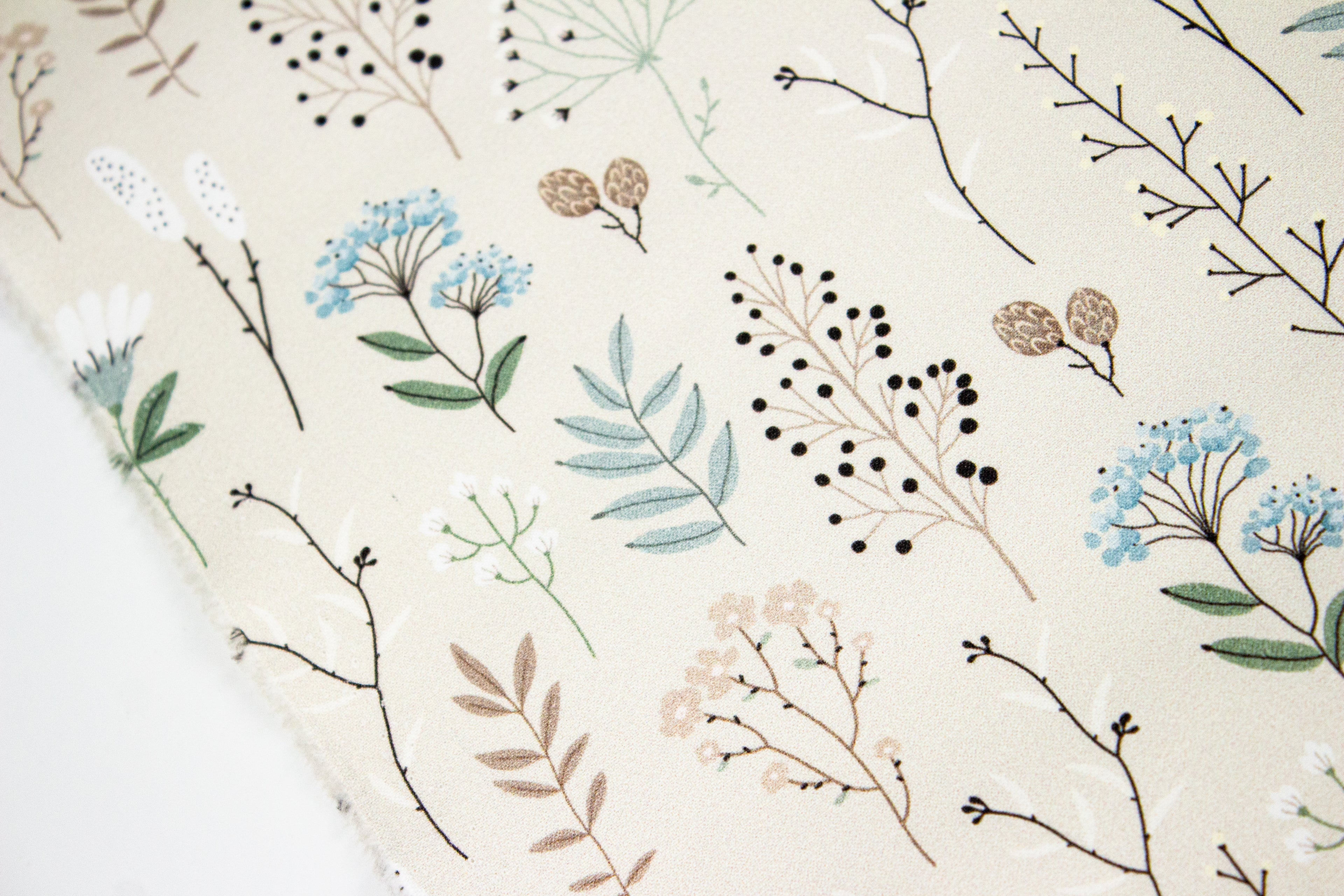 Wildflowers on beige