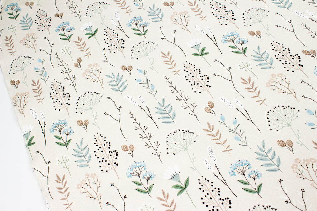 Wildflowers on beige