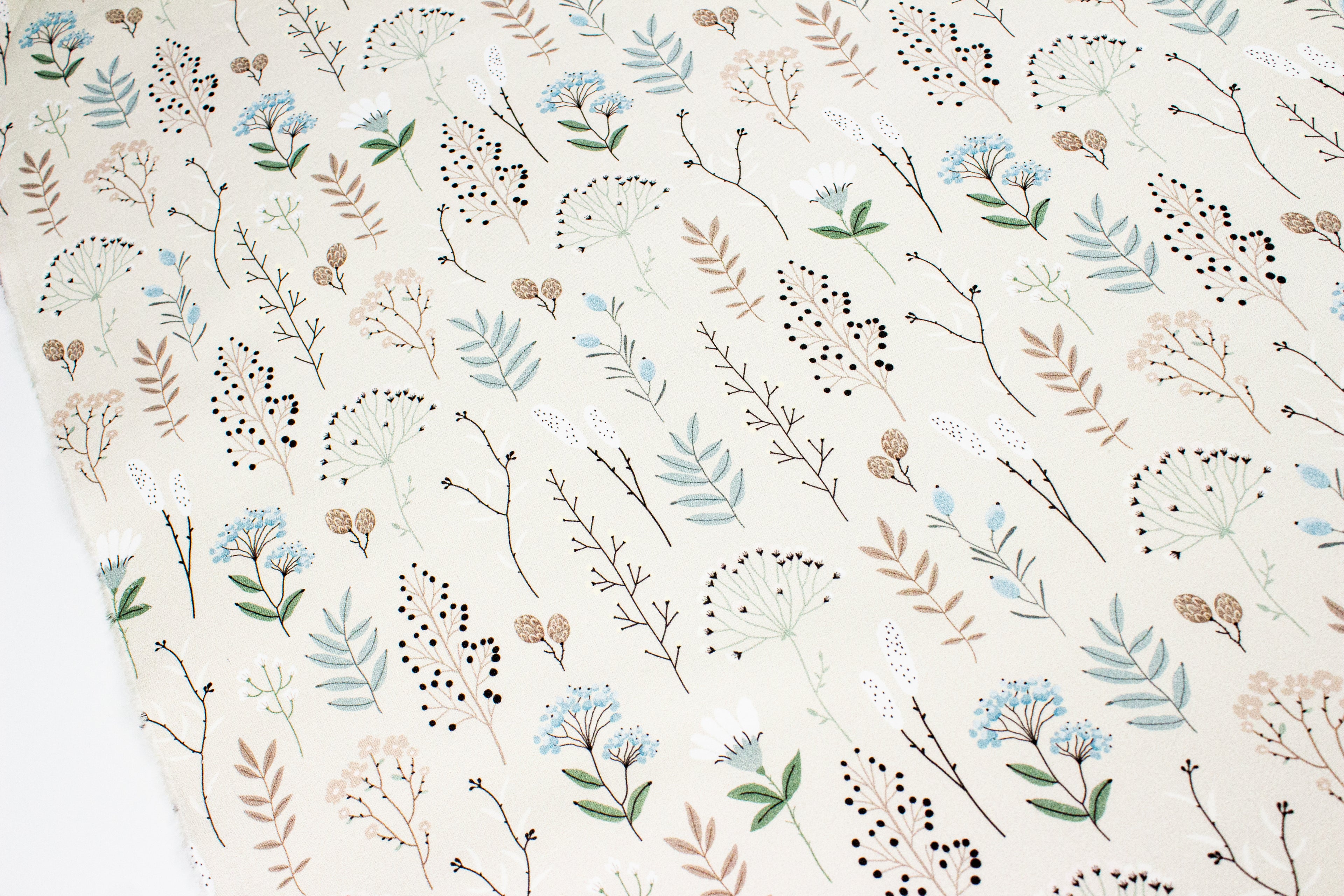 Wildflowers on beige
