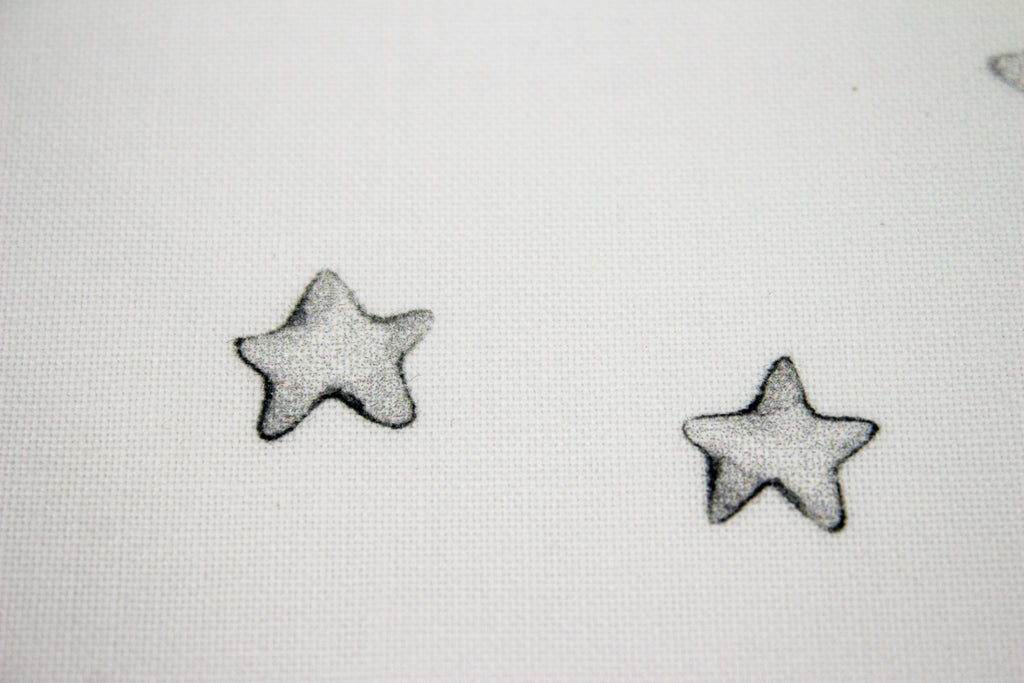 The stars are gray