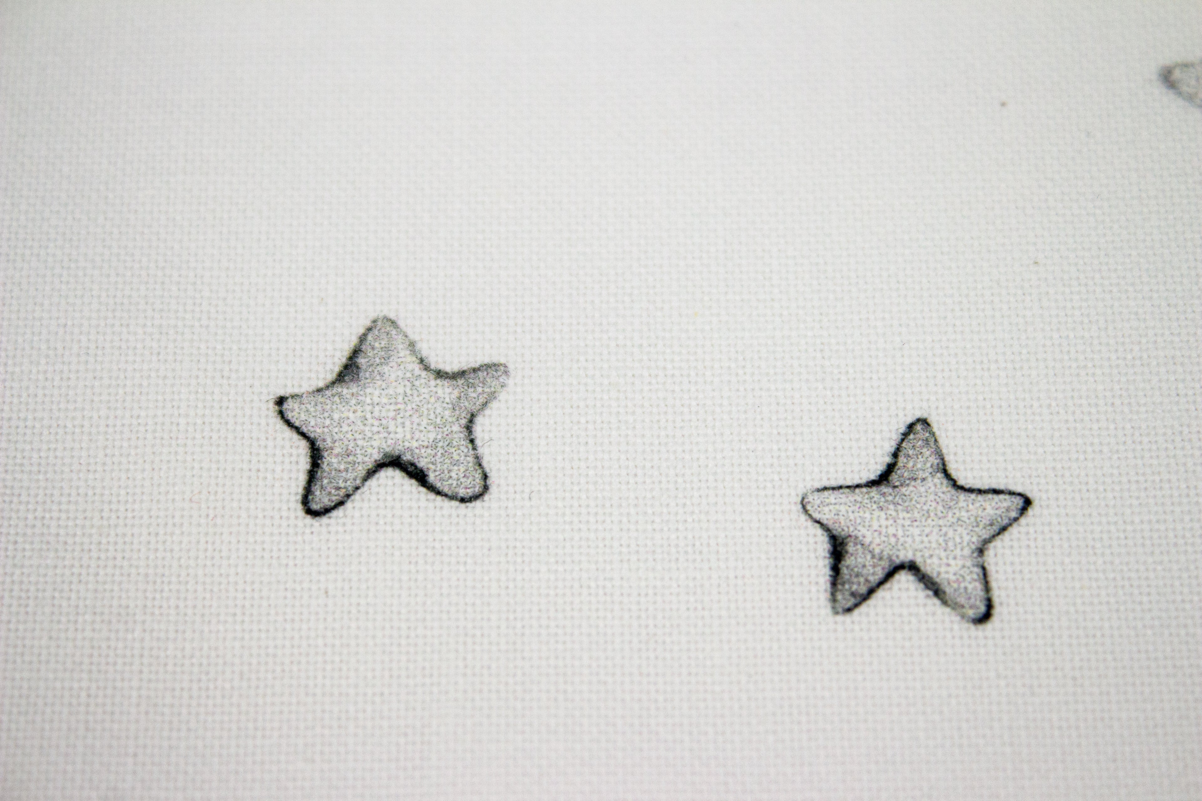 The stars are gray