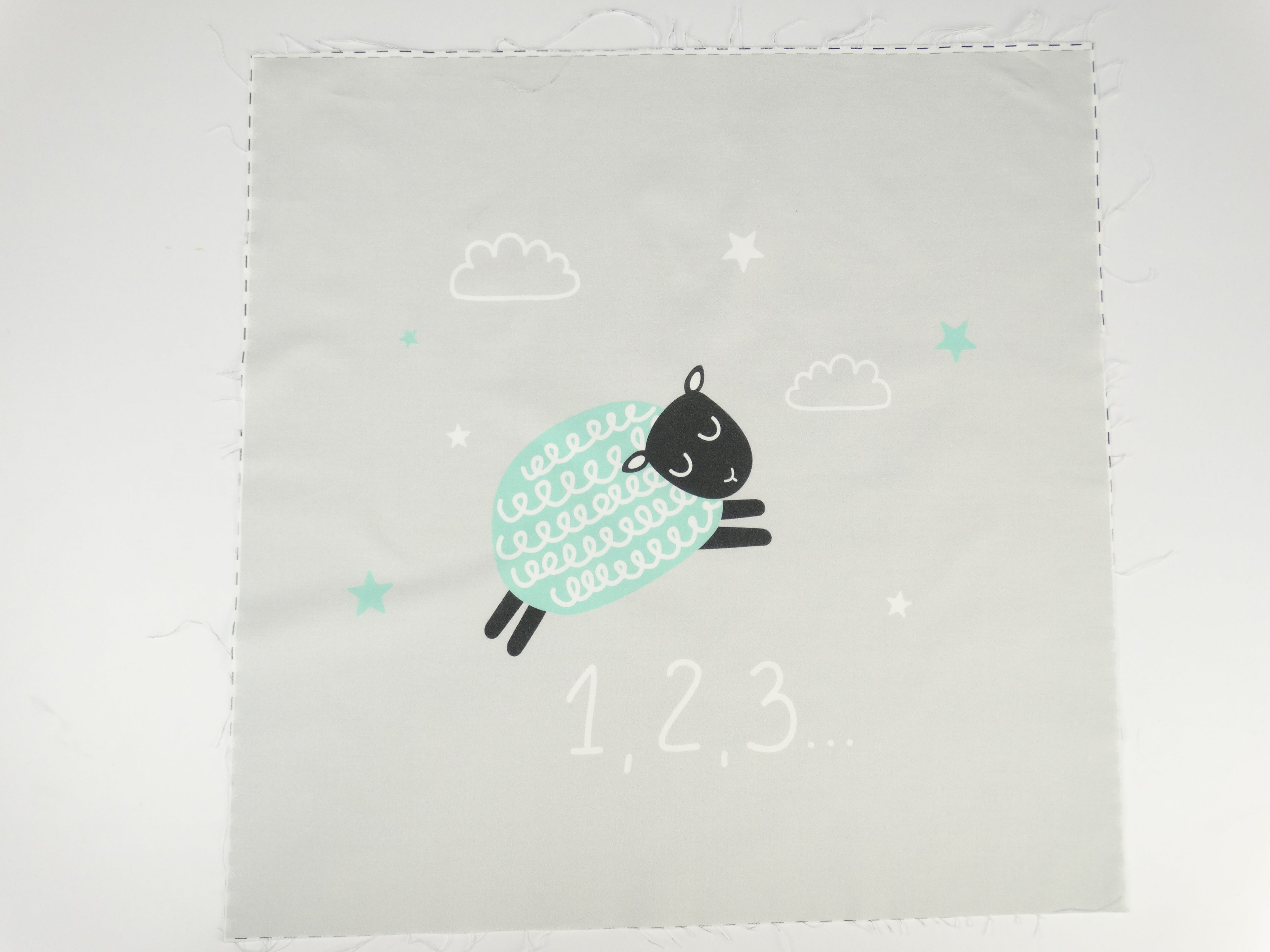 Sheep on gray