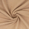 Sand with gold dots muslin
