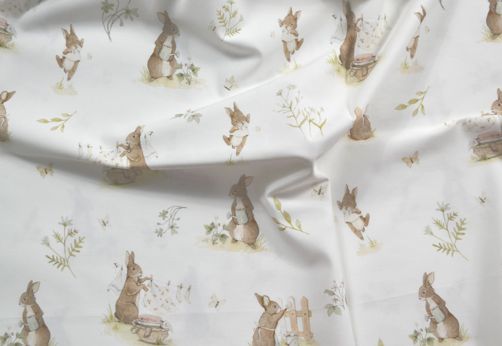 Premium Cotton Fabric - Homemaker Bunny