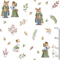 Forest animals in costumes