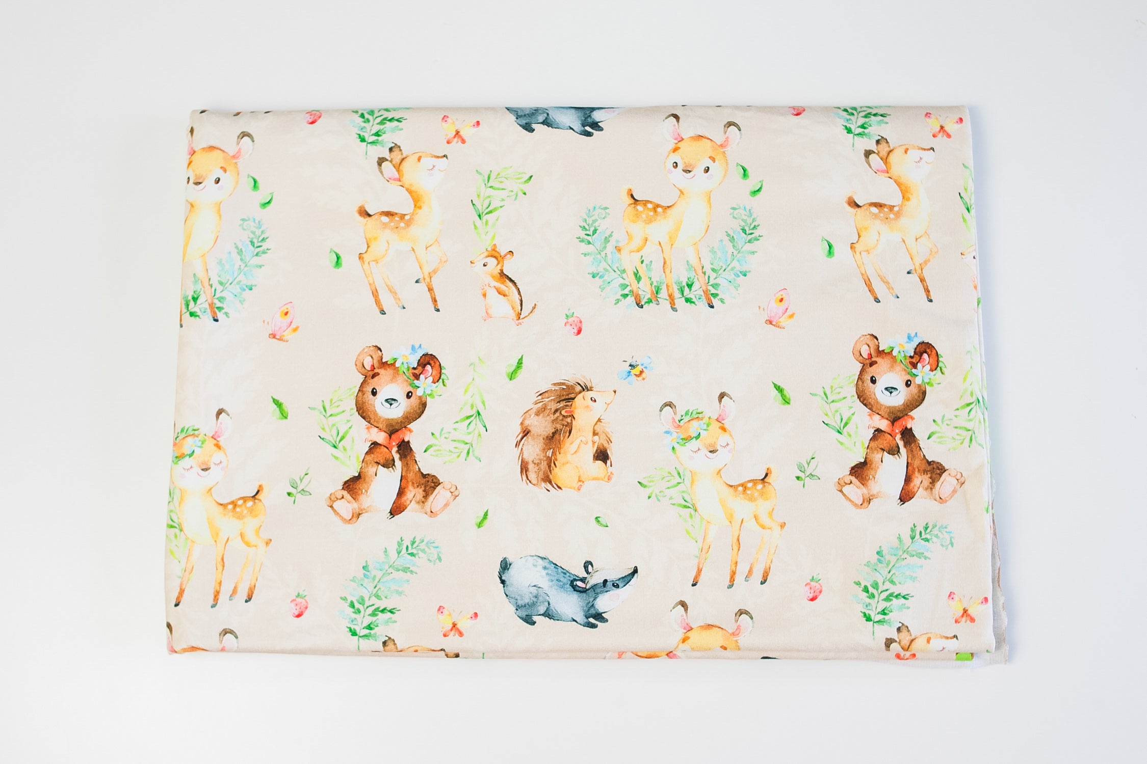 Footer forest babies on milk