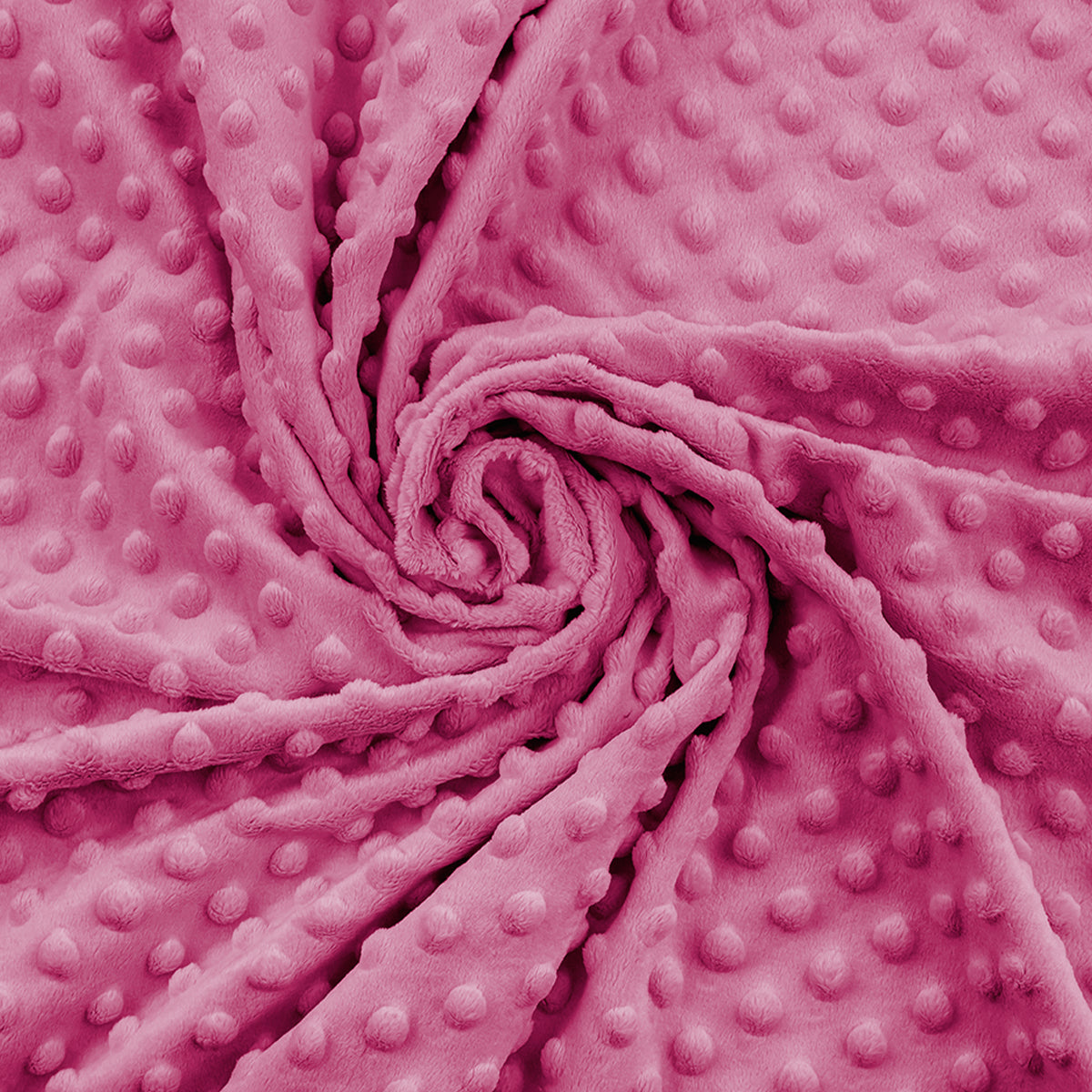 80*100 cm Plush Azalea Pink in a lump
