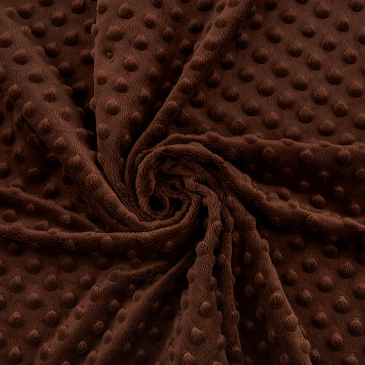 80*100 cm Plush Cocoa Brown Brown with pimples