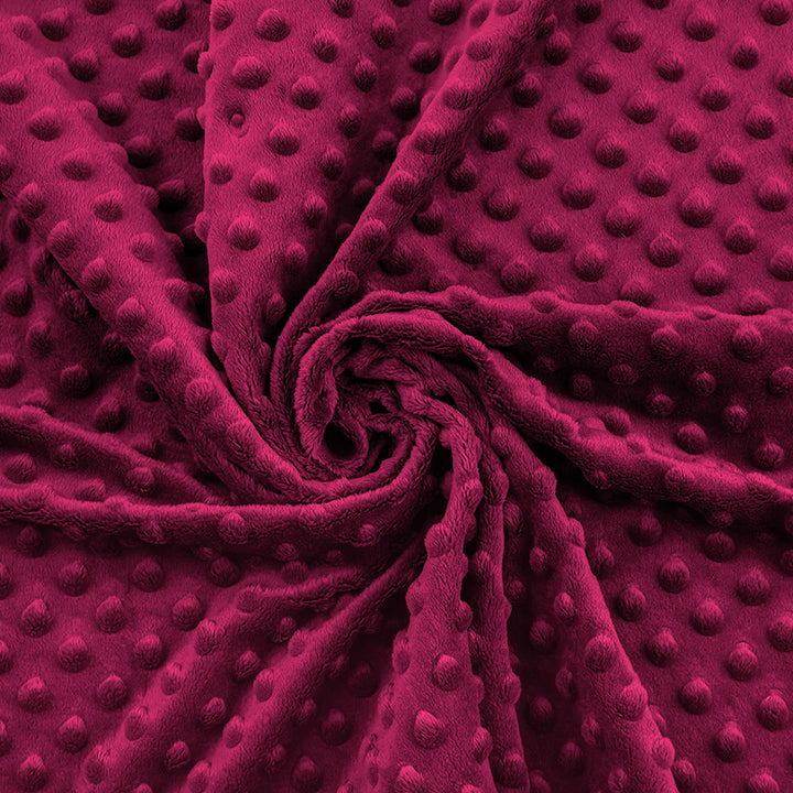 80*100 cm Plush Cerise in small bumps