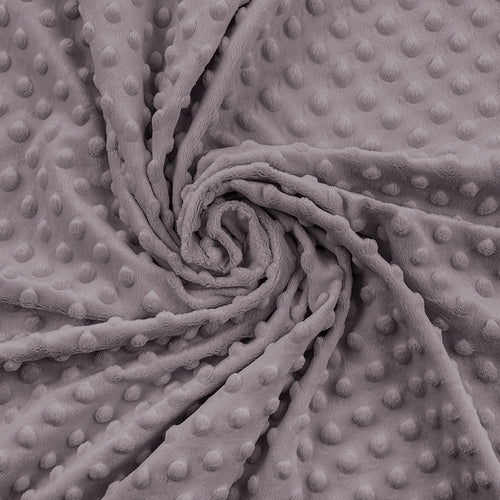 80*100 cm Plush Dapple Gray gray-purple with pimples