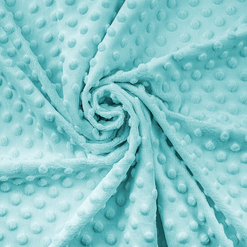 80*100 cm Plush Gulf stream blue with pimples