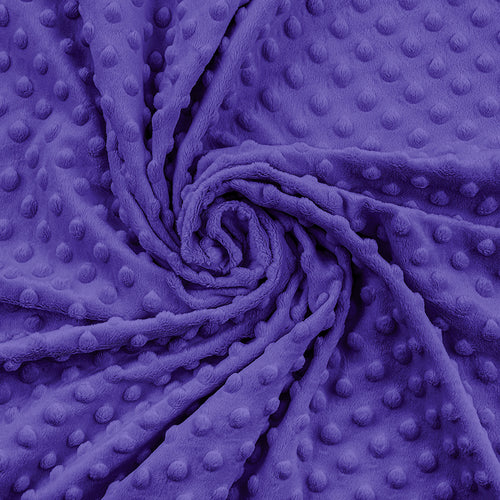 80*100 cm Plush Iris Bloom Purple with pimples