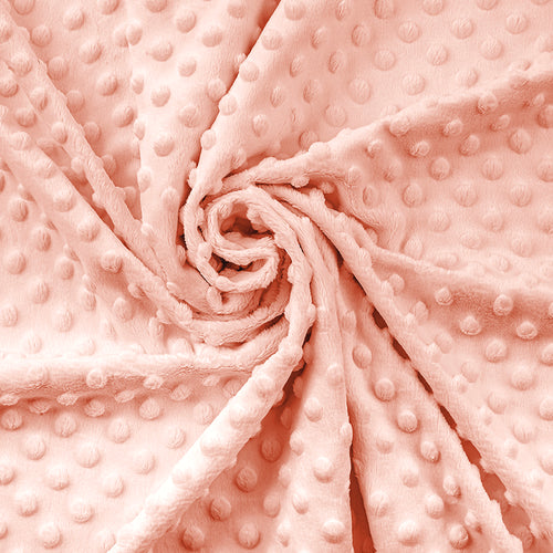 80*100 cm Plush Pale Dogwood peach with pimples