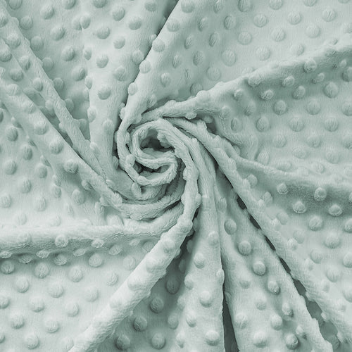 80*100 cm Plush Cloud Gray Light Eucalyptus in pimples