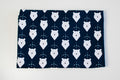 Two-thread mouse on dark blue
