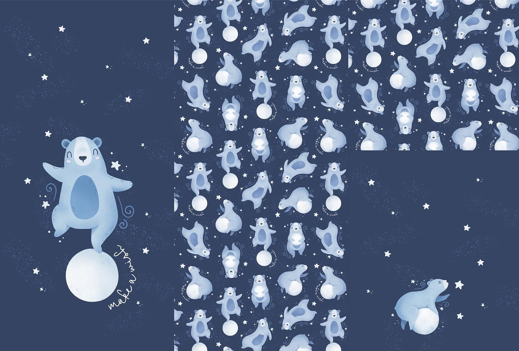 Bear with the moon