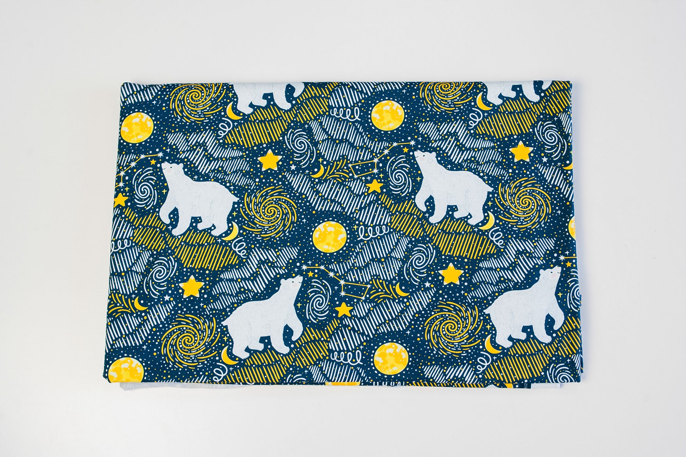Footer teddy bear on blue