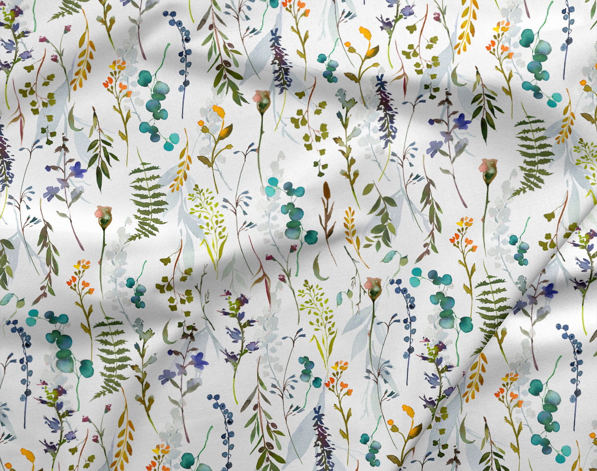 Polish cotton Wildflowers