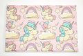Regular Cotton Fabric - Unicorns V Nebe On Pink