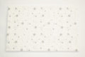 Regular Cotton Fabric - Gray Melkye Stars On White