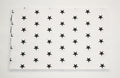 Regular Cotton Fabric - Black Stars On White
