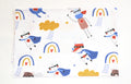 Regular Cotton Fabric - Superhero Animals On White