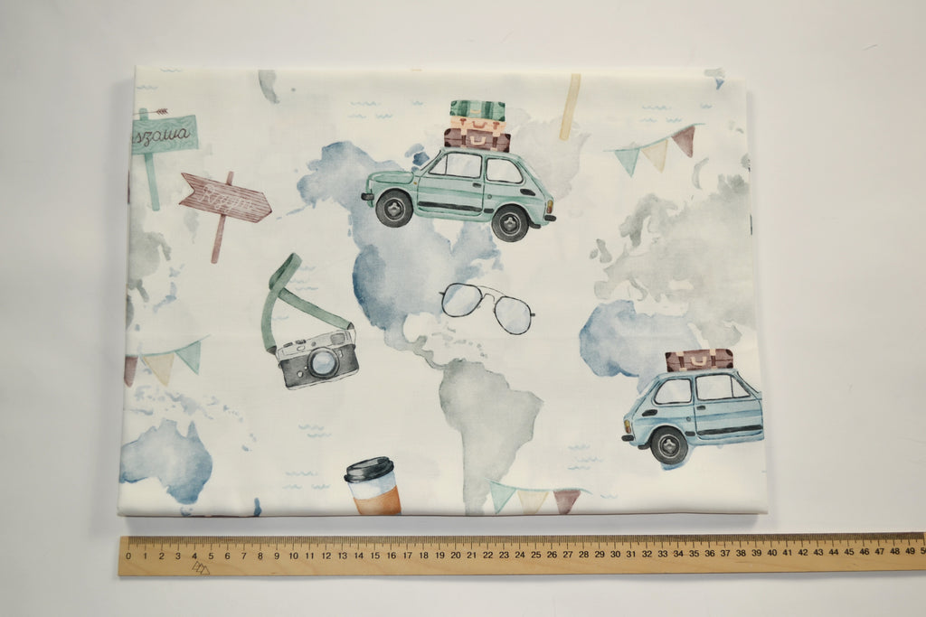 Cars on the world map