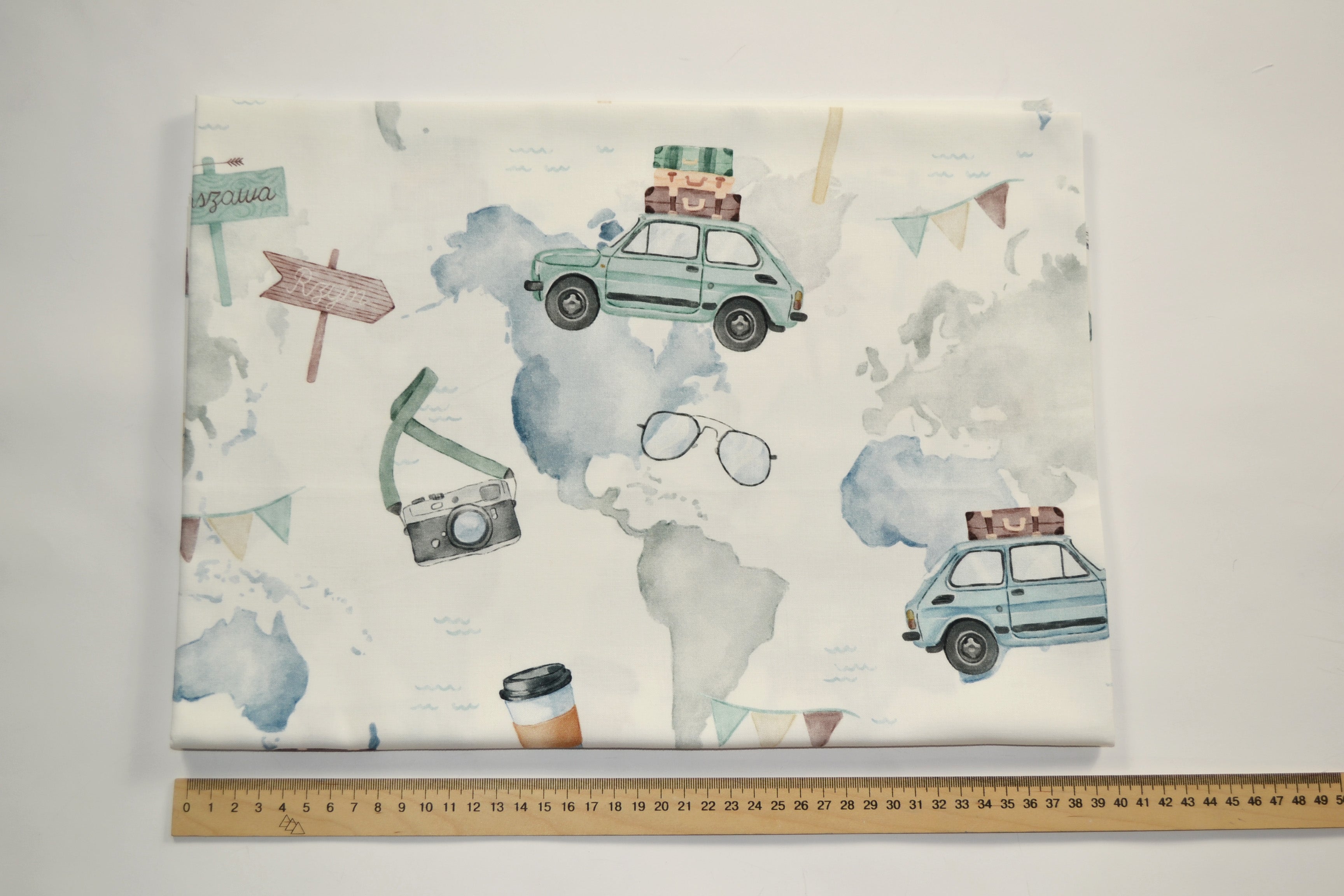 Cars on the world map