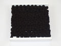 Ribbon with large pompoms 20 mm Black