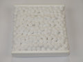 Ribbon with pompoms 20 mm White