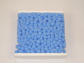 Ribbon with large pompoms 20 mm Blue